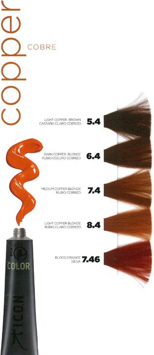 Image du produit I.C.O.N. ECOTECH COLOR natural color #6.4 dark copper blonde 60 ml (6.4)