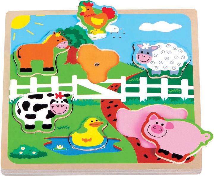 Immagine prodotto Spielba Puzzle Animali da compagnia suono (6 pezzi)