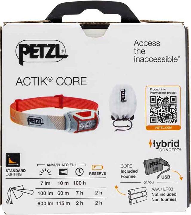 Immagine prodotto Petzl Actik Core (600 lm)