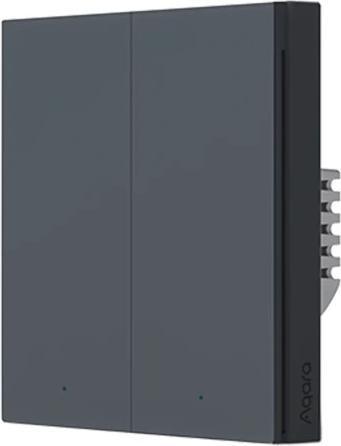 Image du produit Aqara Smart Wall Switch H1 Gris No Neutral, Single Rocker (Zigbee)
