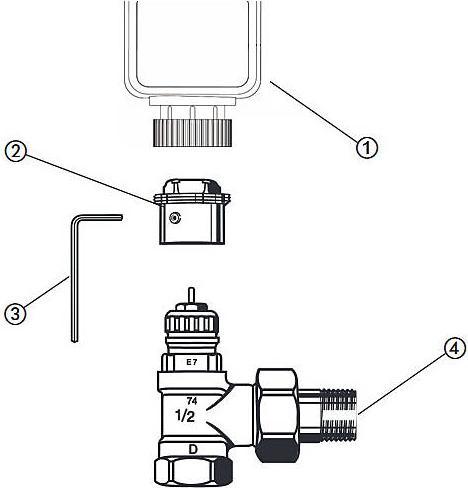 Produktbild Lupus-Electronics - 12173 - Heizkörperadap. Danfoss RA-Ventile