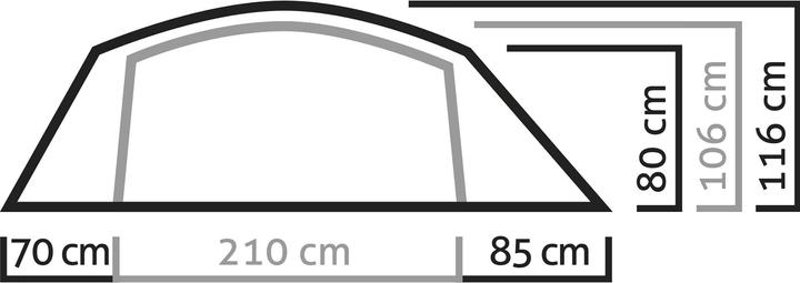 Actual product image Salewa Sierra Leone (Dome tent, 3.40 kg, 3 persons)