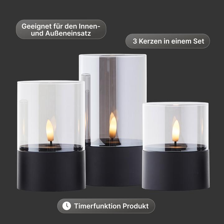 Produktbild Brilliant LED Aussen-Tischleuchte (3 x)