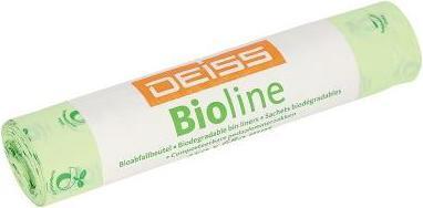 Productafbeelding Deiss Afvalzakken BIOLINE 45 x 68 cm (B x H) 30l ecovio naturel 10 st./verpakking. (10 x, 30 l)