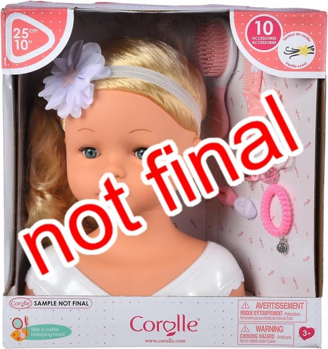 Actual product image Corolle LTC Hair Styling Head