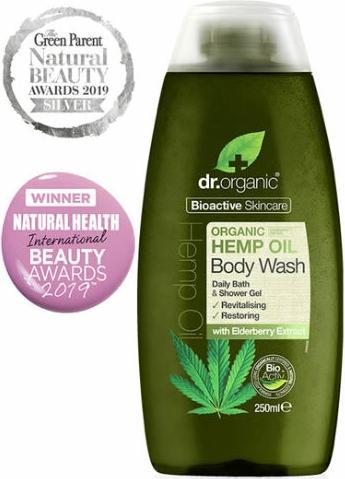 Dr. Organic Hemp Oil Body Wash 250ml (250 ml)