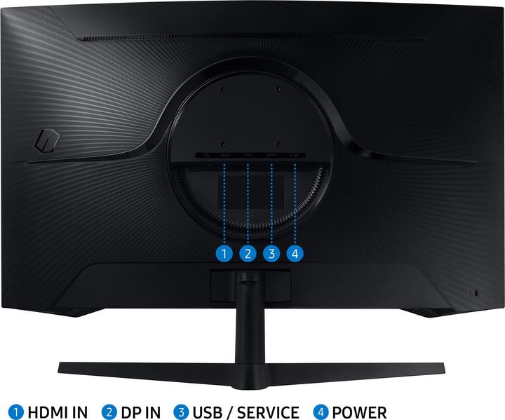 Actual product image Samsung Odyssey G5 - G55T (2560 x 1440 pixels, 26.90")