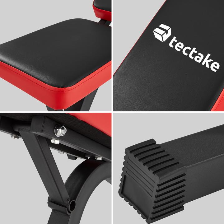 Actual product image tectake Weight Bench - 4 step adjustable backrest, 2 step adjustable seat