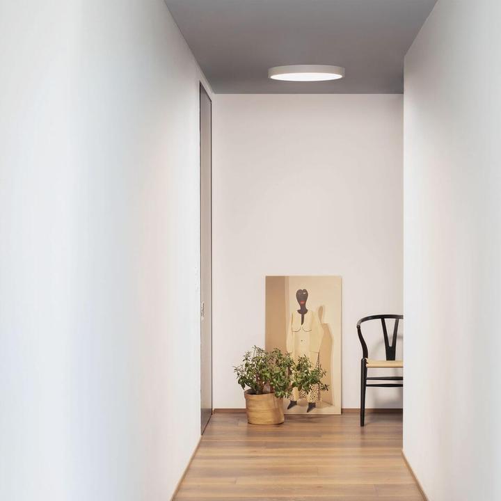 Produktbild Ideal lux RAY LED Deckenleuchte 44W ⌀600mm Weiss IP44 CCT einstellbare Lichtfarbe 327693 (6850 lm)