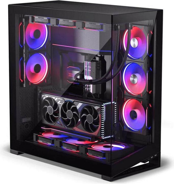 Produktbild Phanteks NV-Series NV9 MK2 PC-Gehäuse, Big-Tower, EATX, DRGB, Tempered Glass - schwarz (ATX)