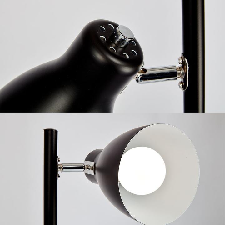 Immagine prodotto B.K.Licht Lampada da terra, nera, 3xE27 escl. (E27)