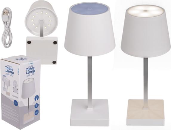 Actual product image Ootb White table lamp with LED