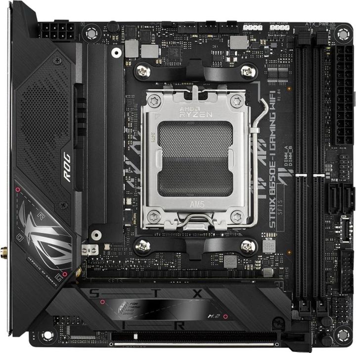 Actual product image ASUS ROG STRIX B650E-I GAMING WIFI (AM5, AMD B650E, Mini-ITX)