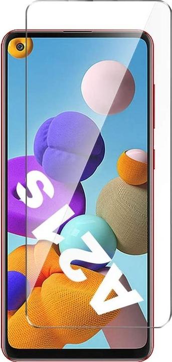 Actual product image Screenguard Samsung Galaxy A21s bulletproof glass protective film Case Friendly Design (1 Piece, Samsung Galaxy A21s)