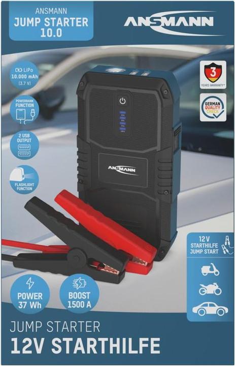 Image du produit Ansmann Jump Starter 10.0 (1500 A, 10000 mAh)
