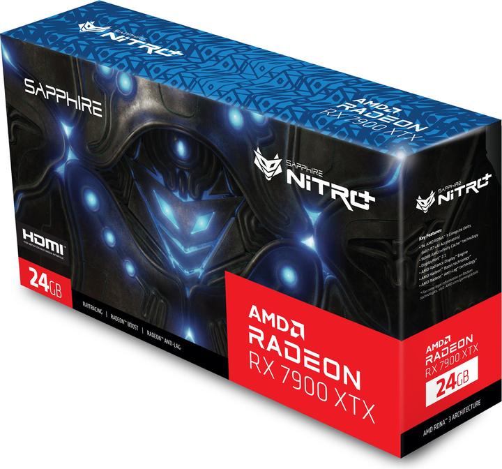 Actual product image Sapphire Nitro+ Radeon RX 7900 XTX Vapor-X (24 GB)