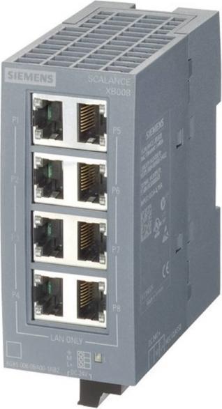 Immagine prodotto Siemens 6GK5008-0BA10-1AB2 Switch Ethernet industriale SCALANCE XB008 unmanag.