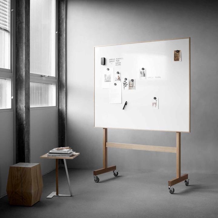 Immagine prodotto Lintex Lavagna bianca mobile in legno per scrivere (71 x 5 cm)