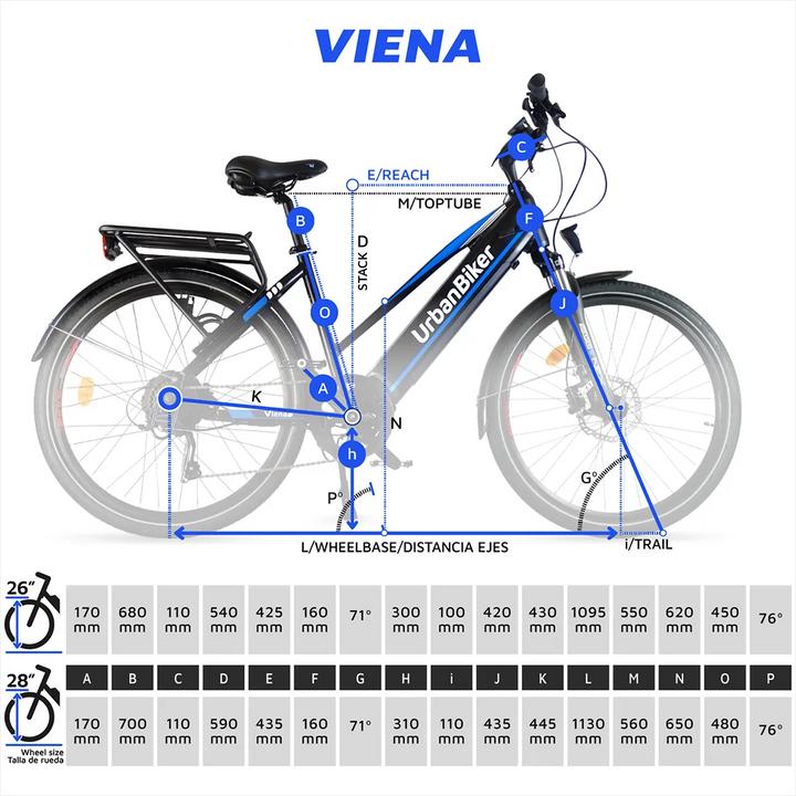 Actual product image Urbanbiker Viena (49 cm)