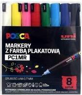 Mitsubishi Postermarker PC-1MR 8 Farben (Multicoloured, 0.70 mm, 8 x)