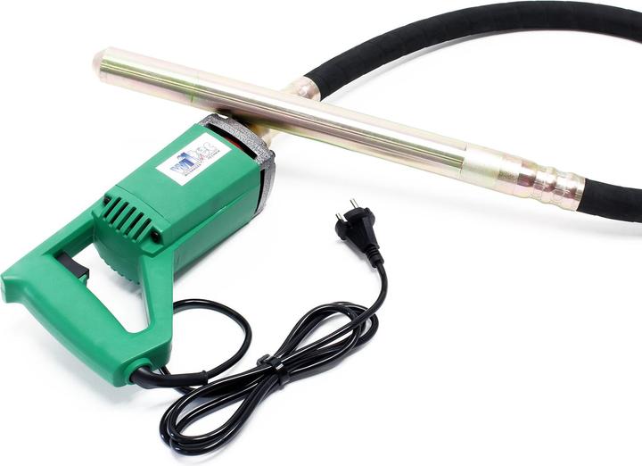 Produktbild Wiltec Elektro Betonrüttler 580W Rüttelflasche 2m Betonverdichter Innenrüttler