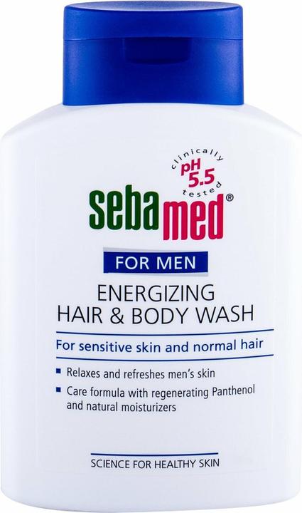 Sebamed Pour les hommes - Gel douche énergisant pour le corps et les cheveux (200 ml)