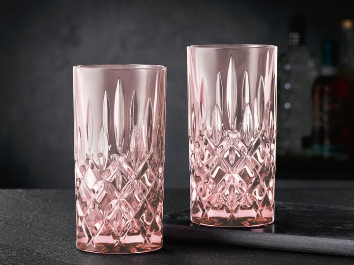 Produktbild Nachtmann Noblesse Longdrink Rosé Set 2tlg (3.95 dl, 2 x, Longdrinkgläser)