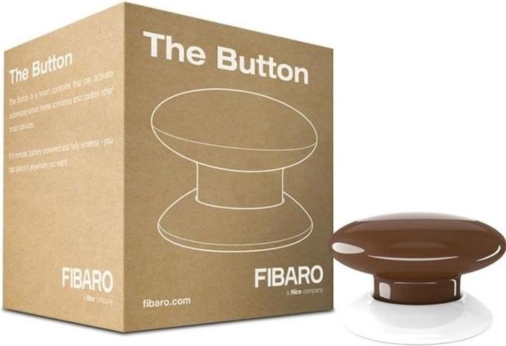 Actual product image Fibaro The Button brown
