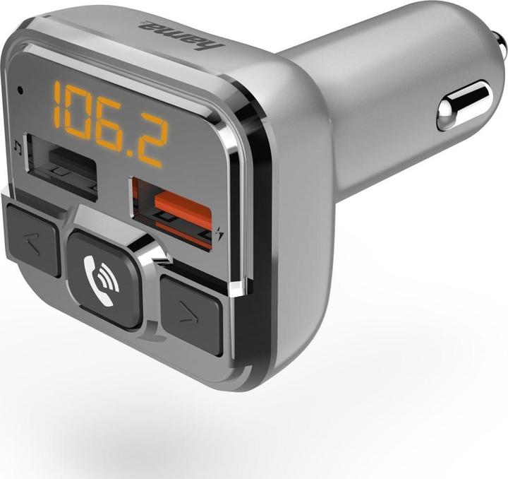 Actual product image Hama FM transmitter with Bluetooth® and hands-free function