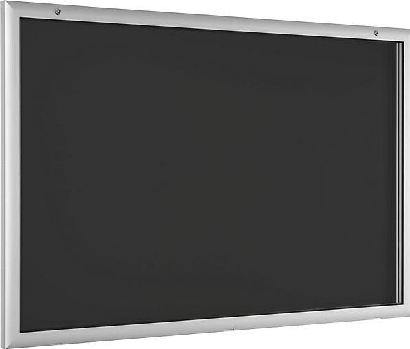 Actual product image kaiserkraft Display case for indoor and outdoor use (Magnet board, 160 x 102.5 cm)