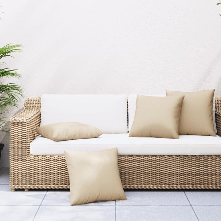 Image du produit VidaXL Ensemble salon de jardin 10 pièces avec coussins (40 x 40 cm)