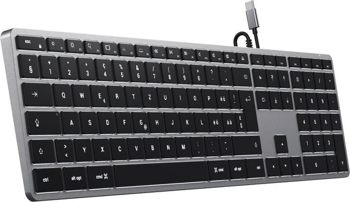 Produktbild Satechi Slim W3 USB-C Wired Keyboard-CH (Swiss) (CH, Kabelgebunden)
