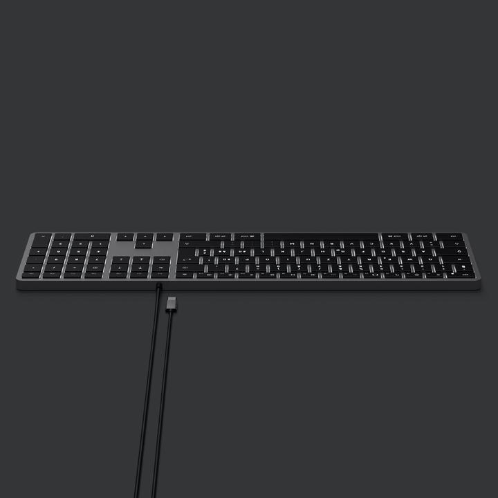 Produktbild Satechi Slim W3 USB-C Wired Keyboard-CH (Swiss) (CH, Kabelgebunden)