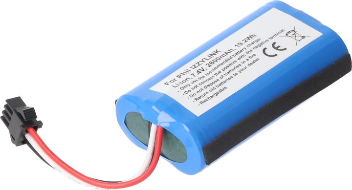 XCell Akku passend für Philips IZZYLINK, Li-Ion, 7,4V, 2600mAh, 19,2Wh (Replacement remote control)