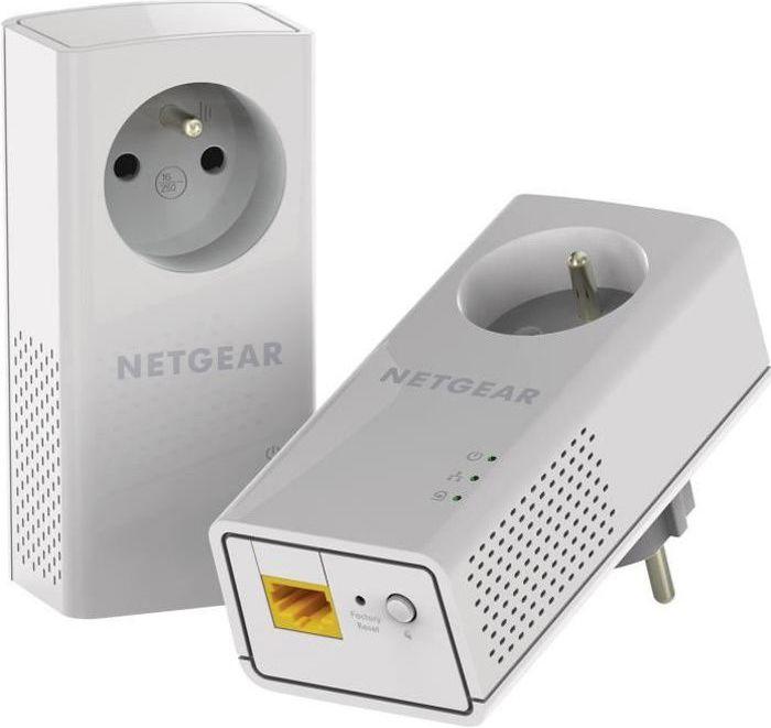 Actual product image Netgear PLP1000-100FRS PowerLine Network Adapter Built-in Ethernet Port (e) (1000 Mbit/s)