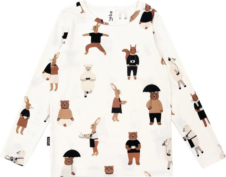 Hebe Langarmshirt mit Tiermotiv
