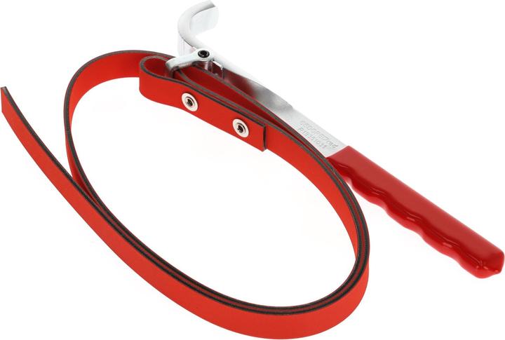 Actual product image Gedore Red red strap spanner, Ø 200 mm, 15 mm wide fabric strap, Made of chrome vanadium steel (200 mm)
