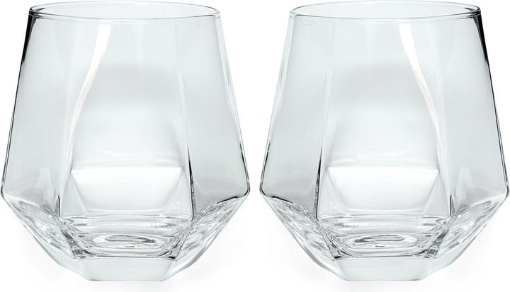 Produktbild Intirilife Wasserglas im Hexagon Design (0.24 l, 2 x)