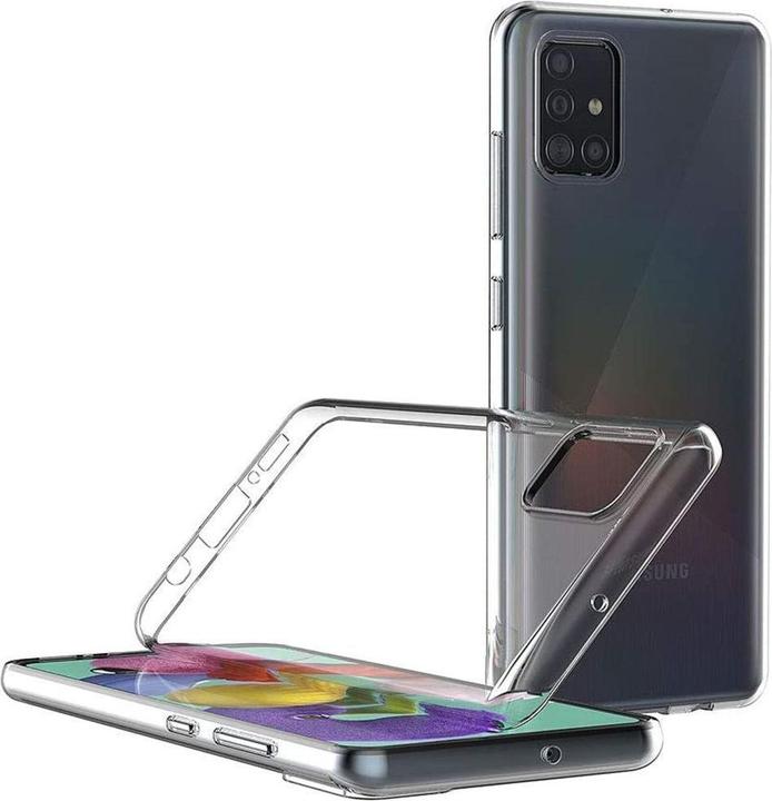 Actual product image Forcell Back panel cover OEM CLEAR case 2 mm BOX for SAMSUNG A51 transparent (ZTE Blade A51)