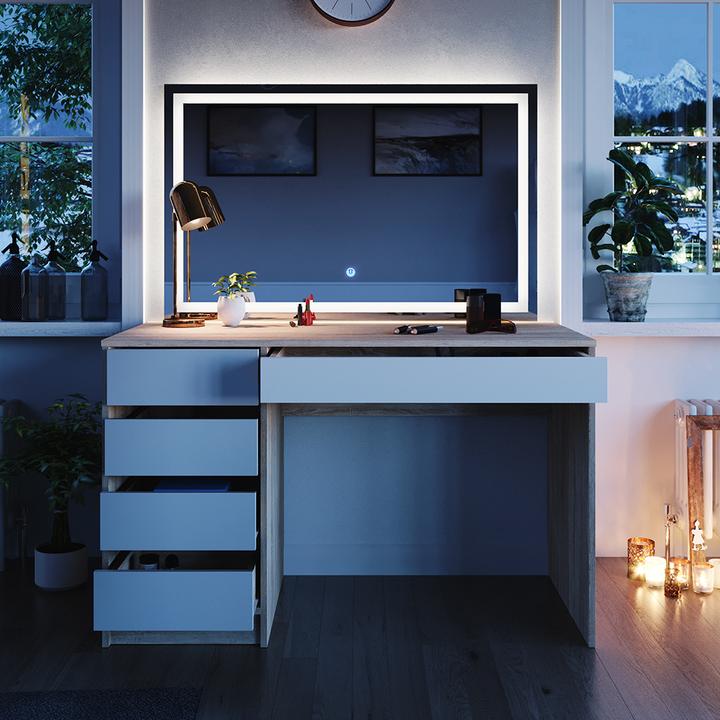 Actual product image Vicco Sherry with lighting (120 x 75 x 55 cm)