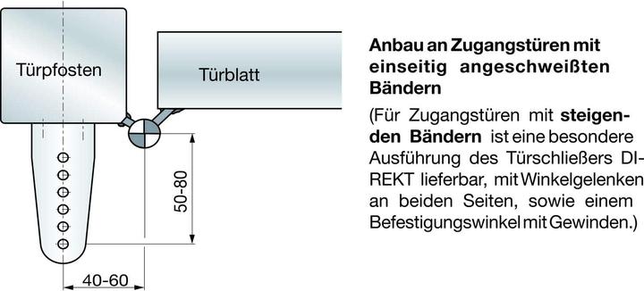 Produktbild Dictator Türschliesser (Gartentor, Outdoor)