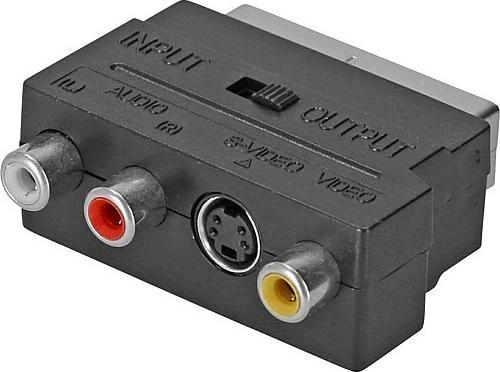 Produktbild EGB ScartAdapter 3 Cinchbuchsen CinchScart INOUT (Cinch)