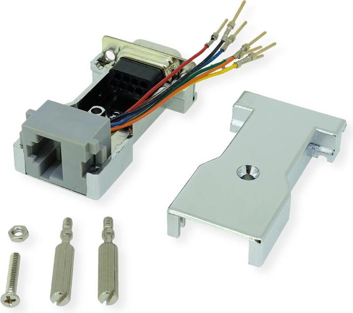 Actual product image Roline RS232 to RJ45 adapter (0.05 m)
