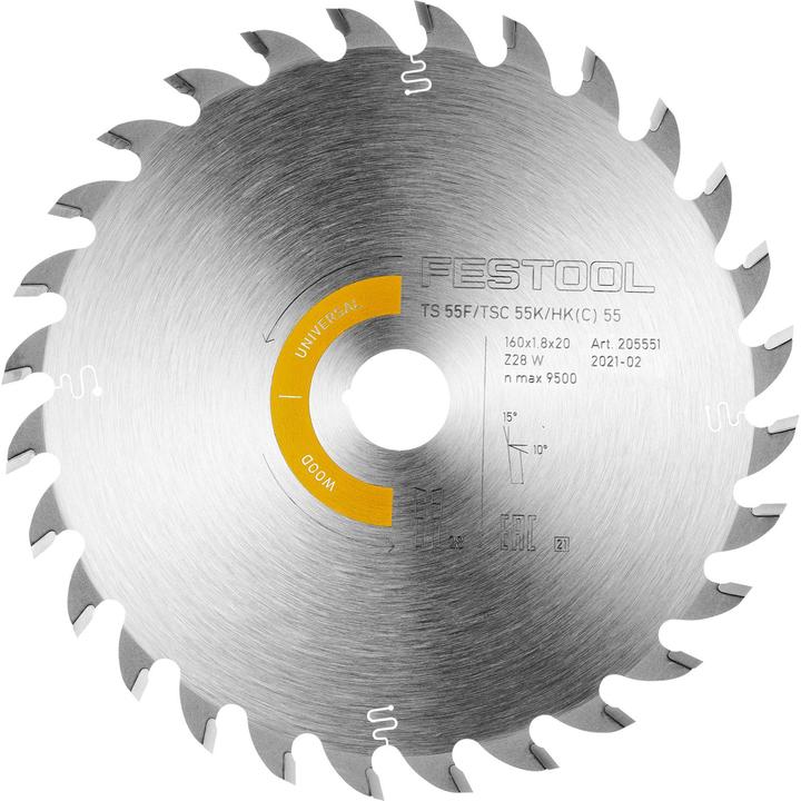 Actual product image Festool Universal circular saw blades