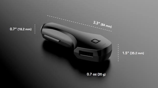 Actual product image nonda ZUS Smart Car Charger