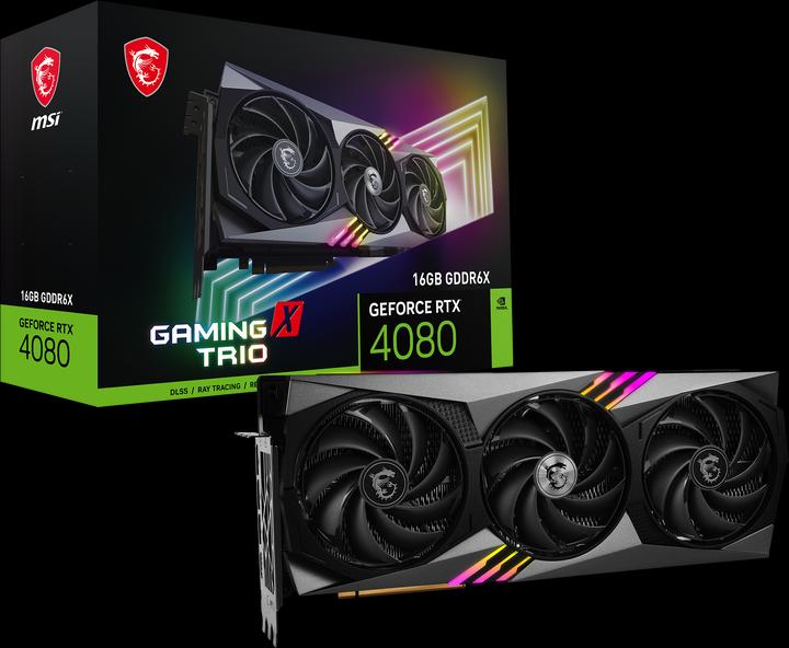 Produktbild MSI GeForce RTX 4080 GAMING X TRIO (16 GB)