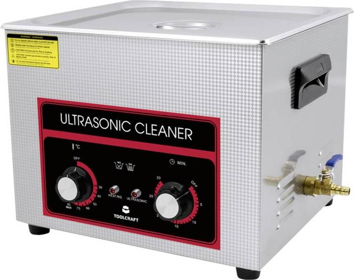 Actual product image Toolcraft USC-1500 Ultraschallreiniger Bürobedarf, Schmuck, Werkstatt 360 W 15 l (40 kHz, 15000 ml)