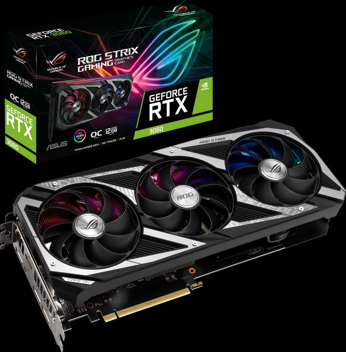 Produktbild ASUS ROG STRIX RTX 3060 O12G-V2 GAMING (12 GB)
