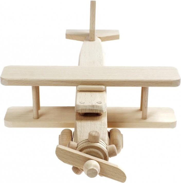 Image du produit Holzecke Avion biplan en bois