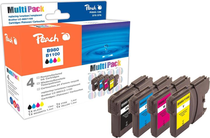 Image du produit Peach Lc-1100, Lc-980 (M, C, Y, CF)